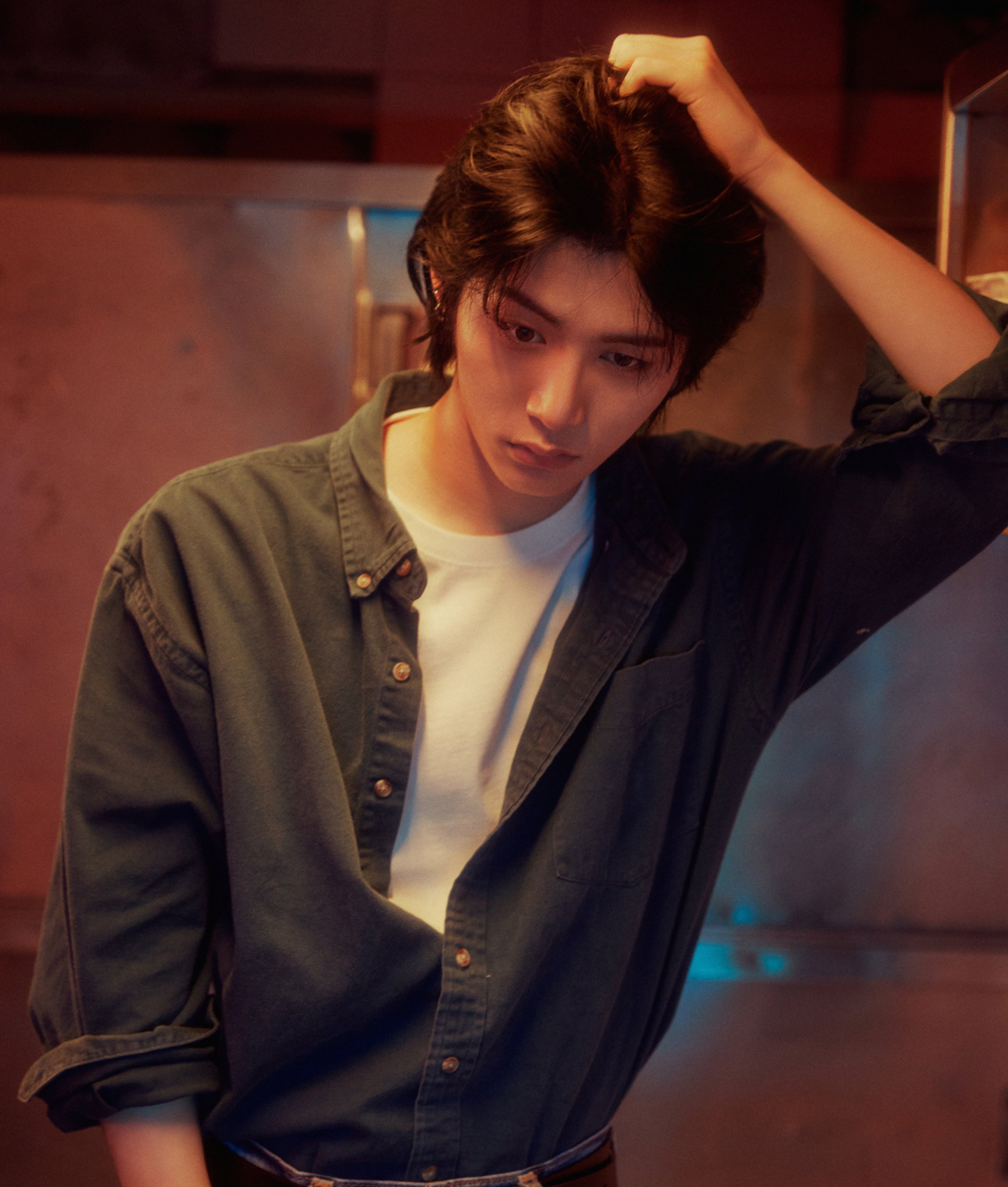taesan︎︎¨̮︎︎︎様 240604 FACE CARD OF HAN TAESAN 🐈‍⬛ — #BOYNEXTDOOR #보이넥스트