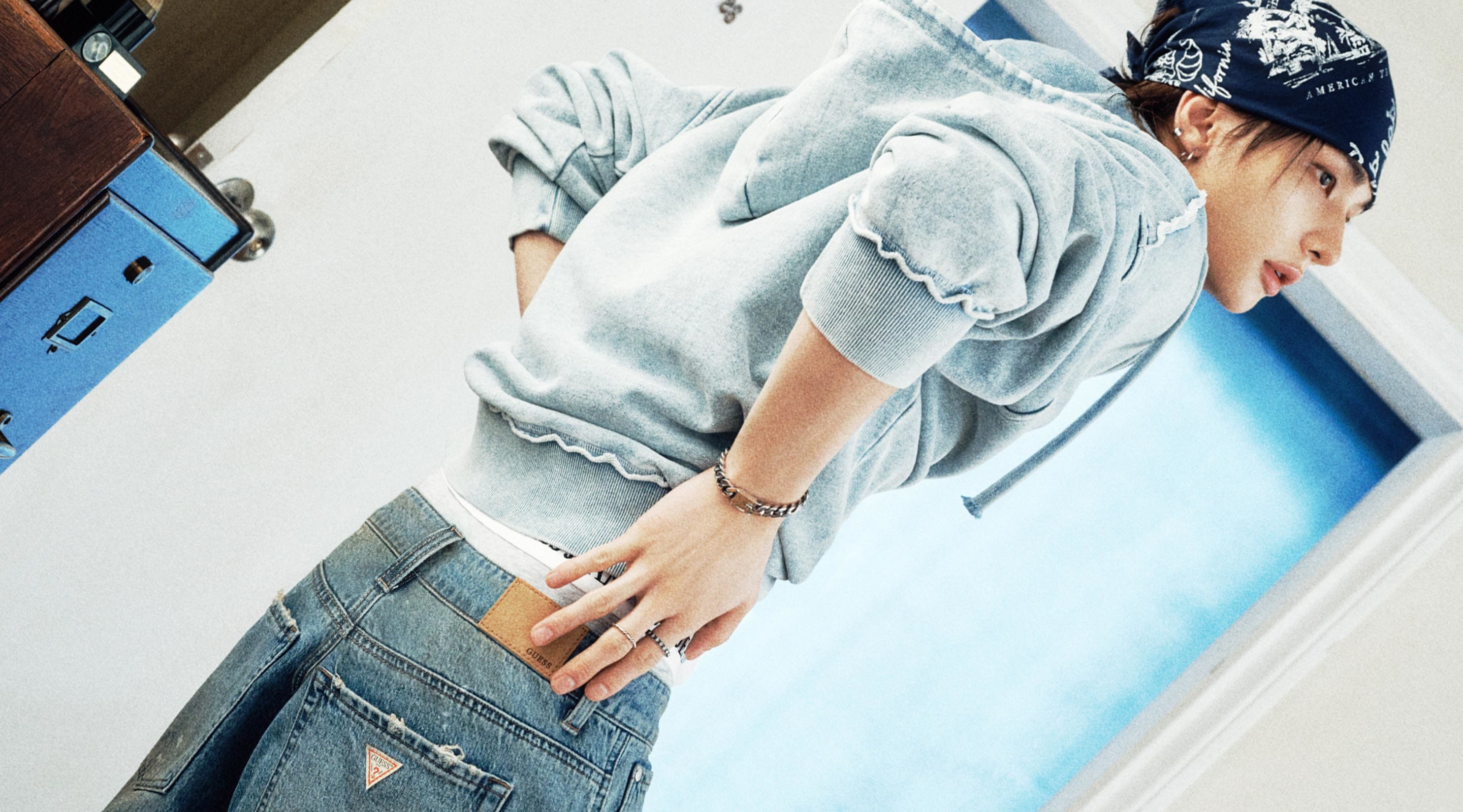 Hyunjin — Hyunjin for GUESS Jeans 2026 HQ Photos | kpopping