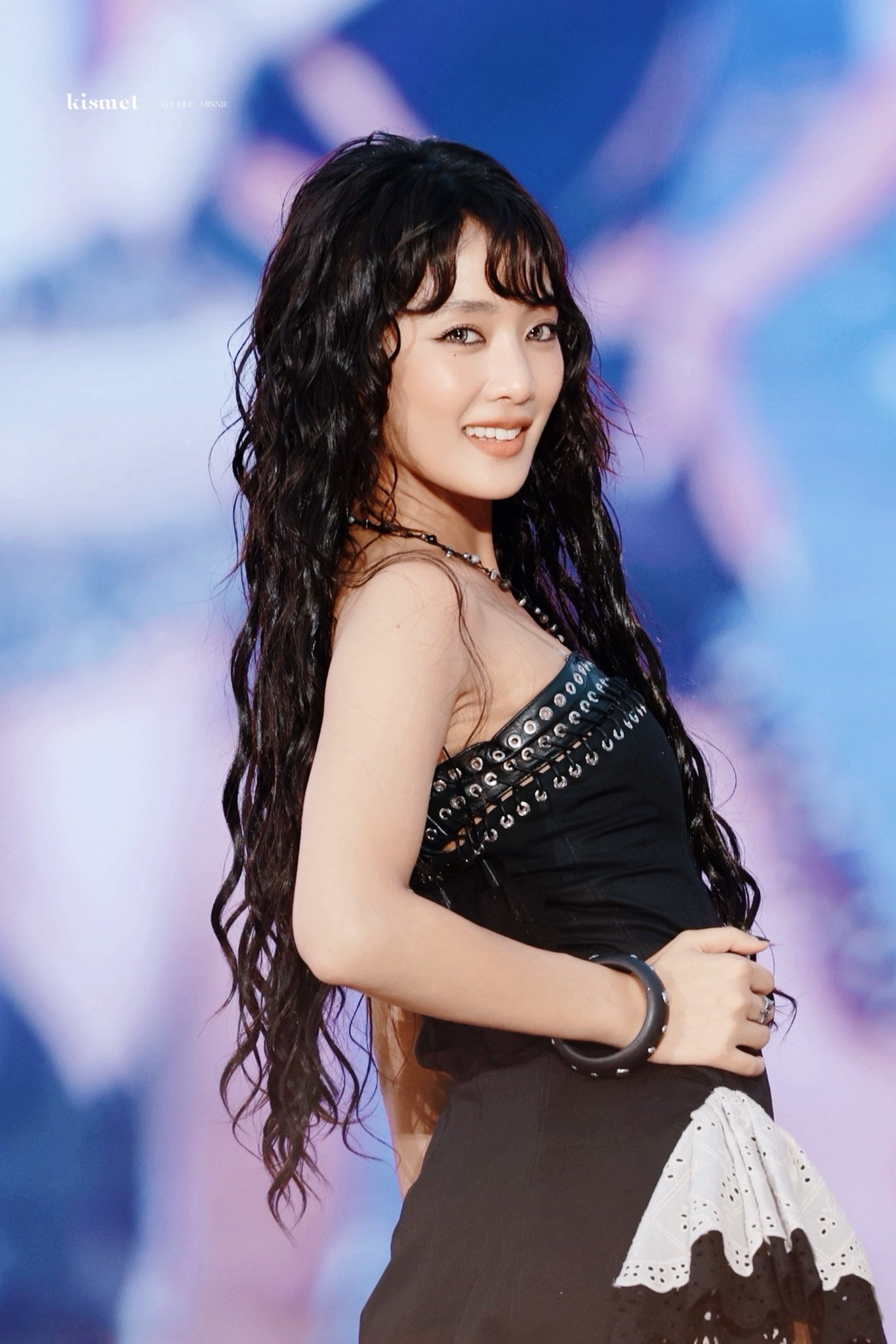 Minnie — 221023 (G)I-DLE Minnie - 'Nxde' at INKIGAYO HQ Photos